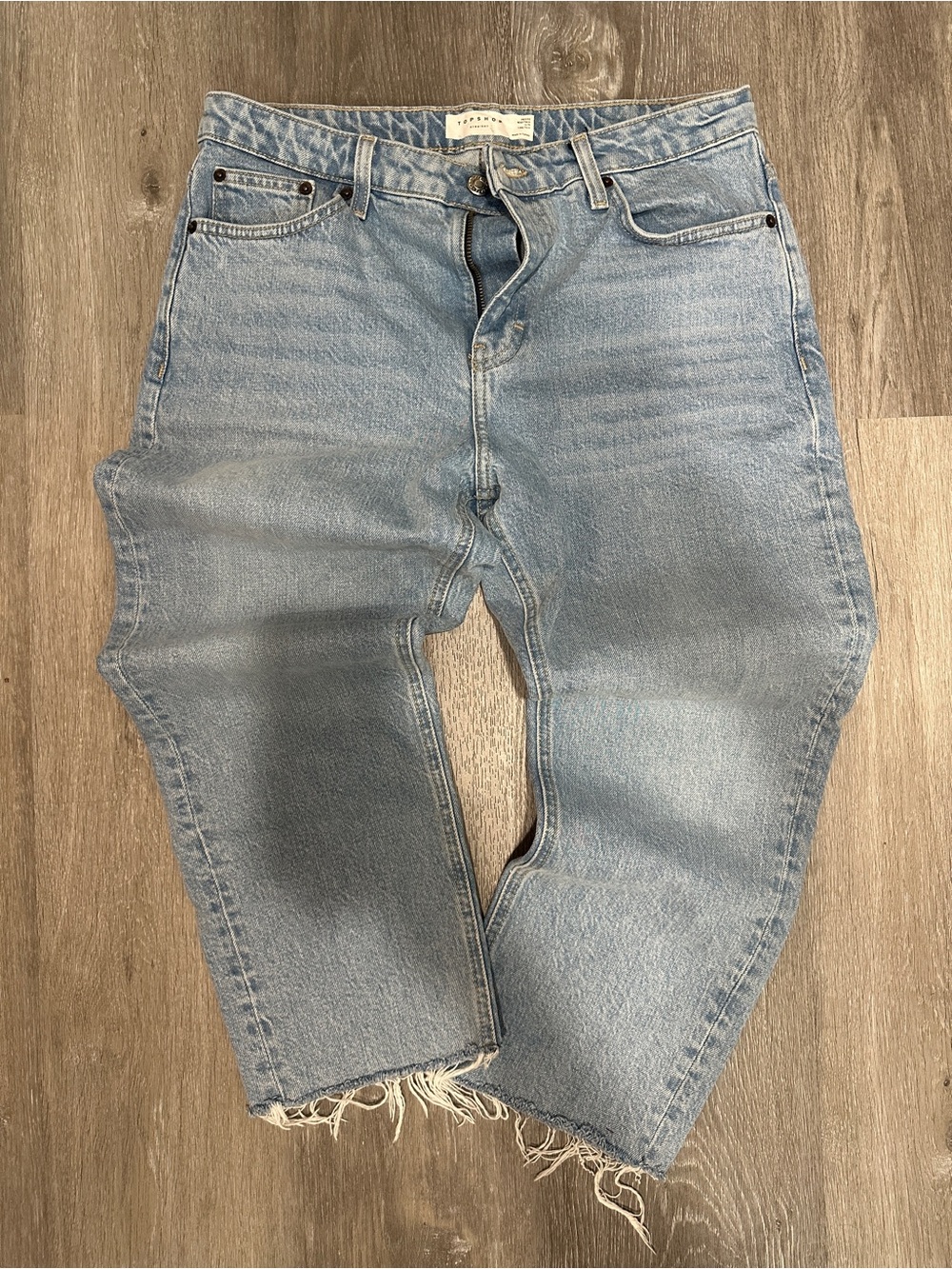 Topshop Women's Straight Petite Jeans